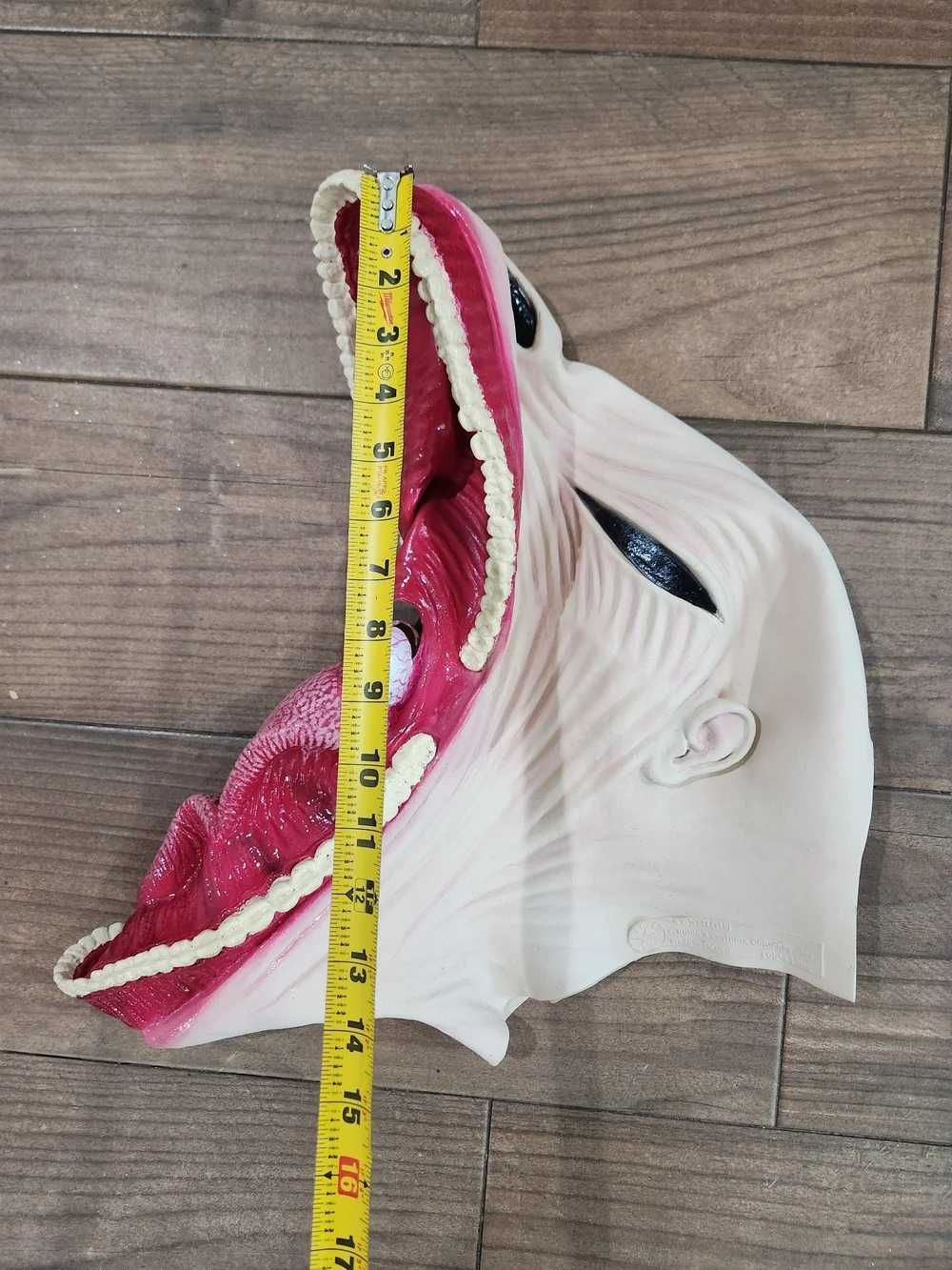 Adult Beetlejuice Costume Rubie's Full Latex Mask Men's Women's Monster Barbara